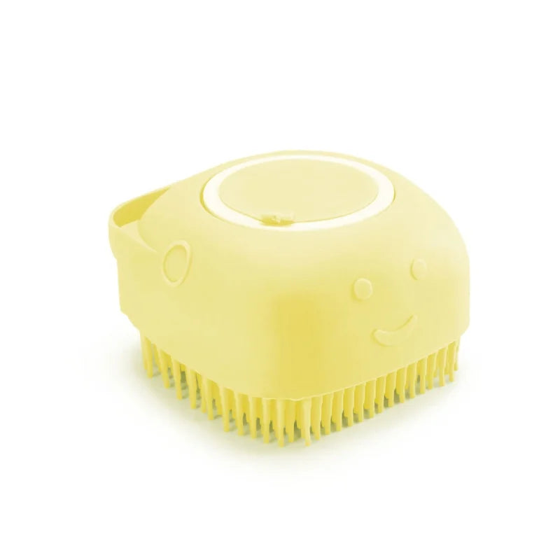 Silicone Pet Bath Massage Gloves – Gentle Grooming Brush for Dogs & Cats