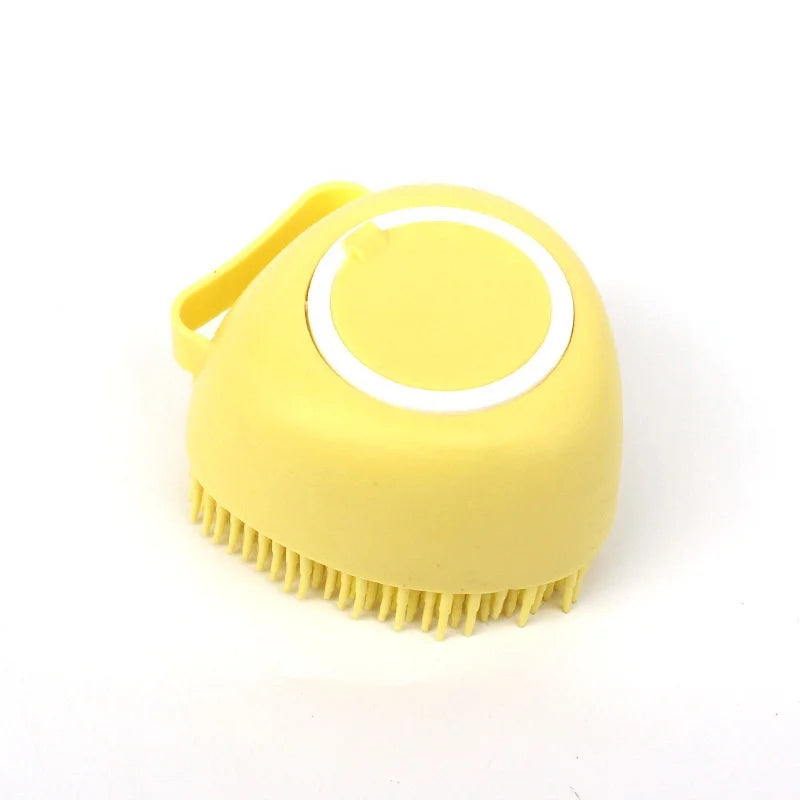 Silicone Pet Bath Massage Gloves – Gentle Grooming Brush for Dogs & Cats