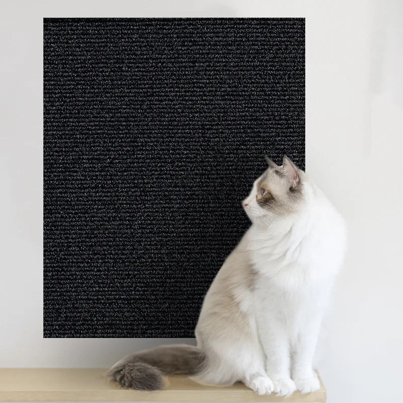 Self-Adhesive Cat Scratching Mat – Trimmable Carpet Furniture Protector