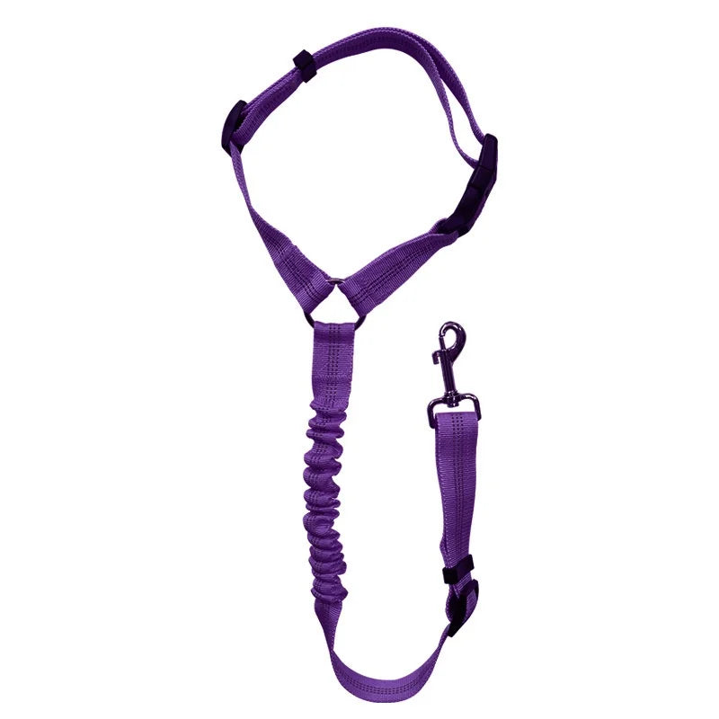 Reflective Pet Car Seat Belt & Harness – Safety Leash for Dogs & Cats