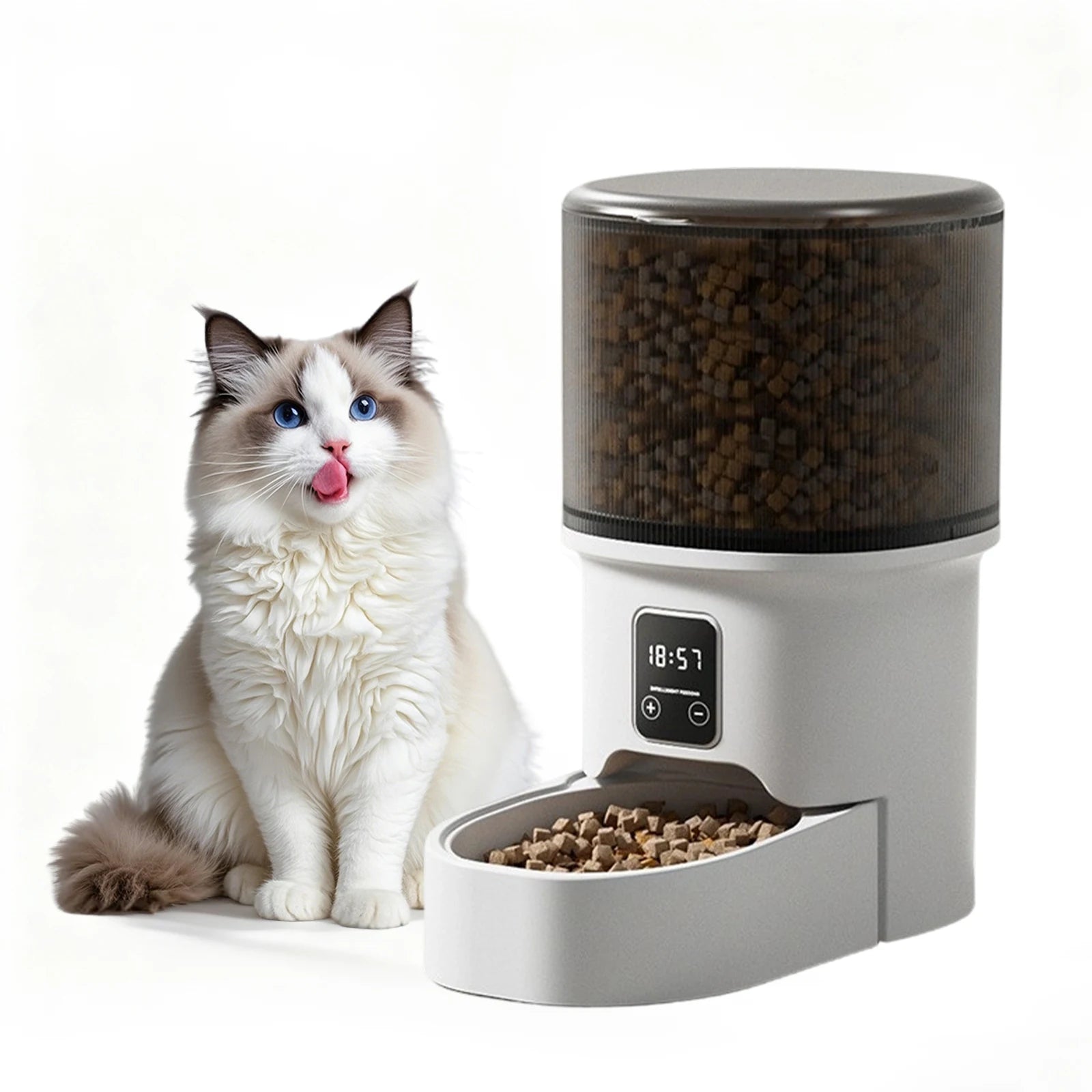 4L Programmable Automatic Pet Feeder – Timer & Portion Control for Cats & Small Dogs