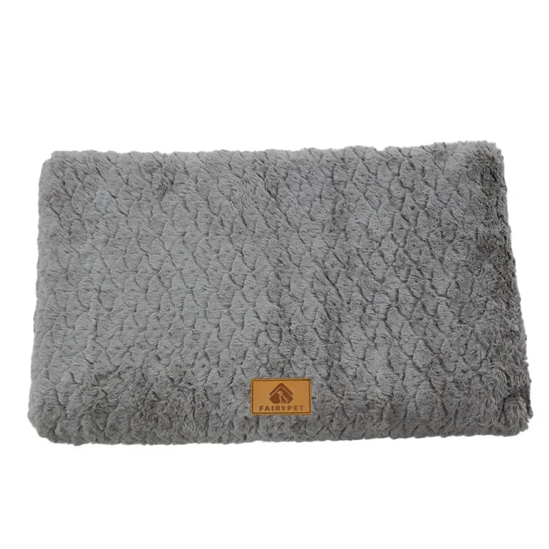 Orthopedic Memory Foam Pet Bed – Washable Faux Fur Cushion