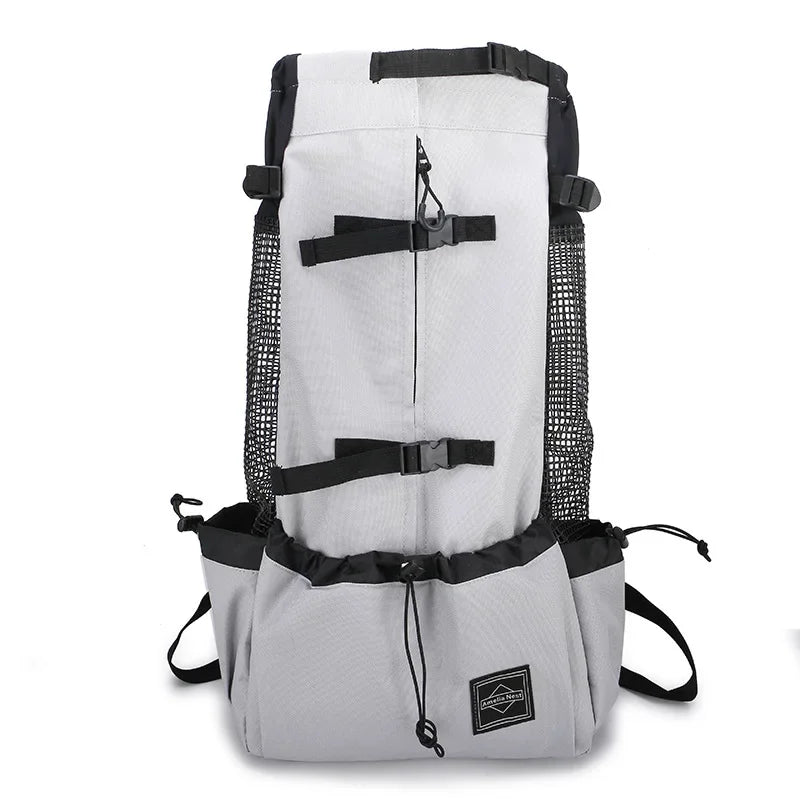 Strong Nylon Dog Carrier Backpack – Breathable Travel & Cycling Bag