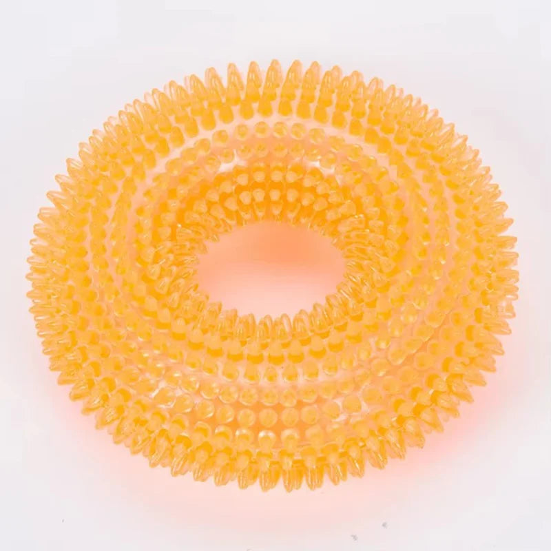 Dog Chew Toy – Thorn Ring for Teeth Cleaning & Interactive Play