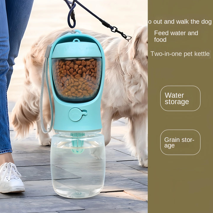Portable Pet Water & Food Bottle – Travel Feeder for Dogs & Cats