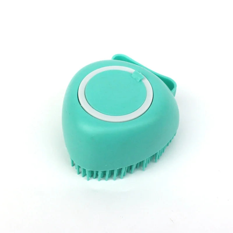 Silicone Pet Bath Massage Gloves – Gentle Grooming Brush for Dogs & Cats
