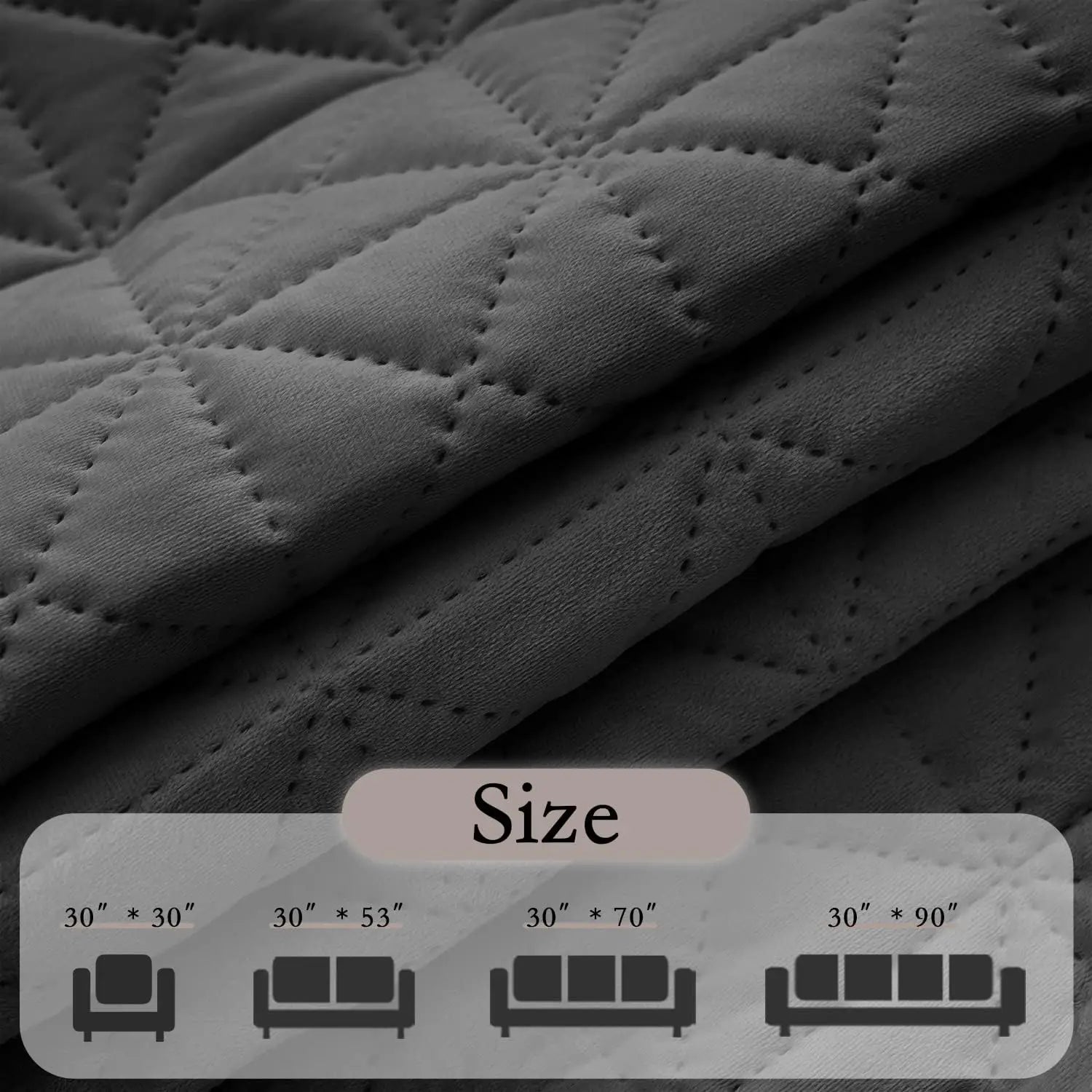 Waterproof Velvet Sofa Cover – Anti-Slip Pet Couch Protector