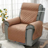 Solid Color Recliner Chair Cover – Anti-Slip Armchair Protector
